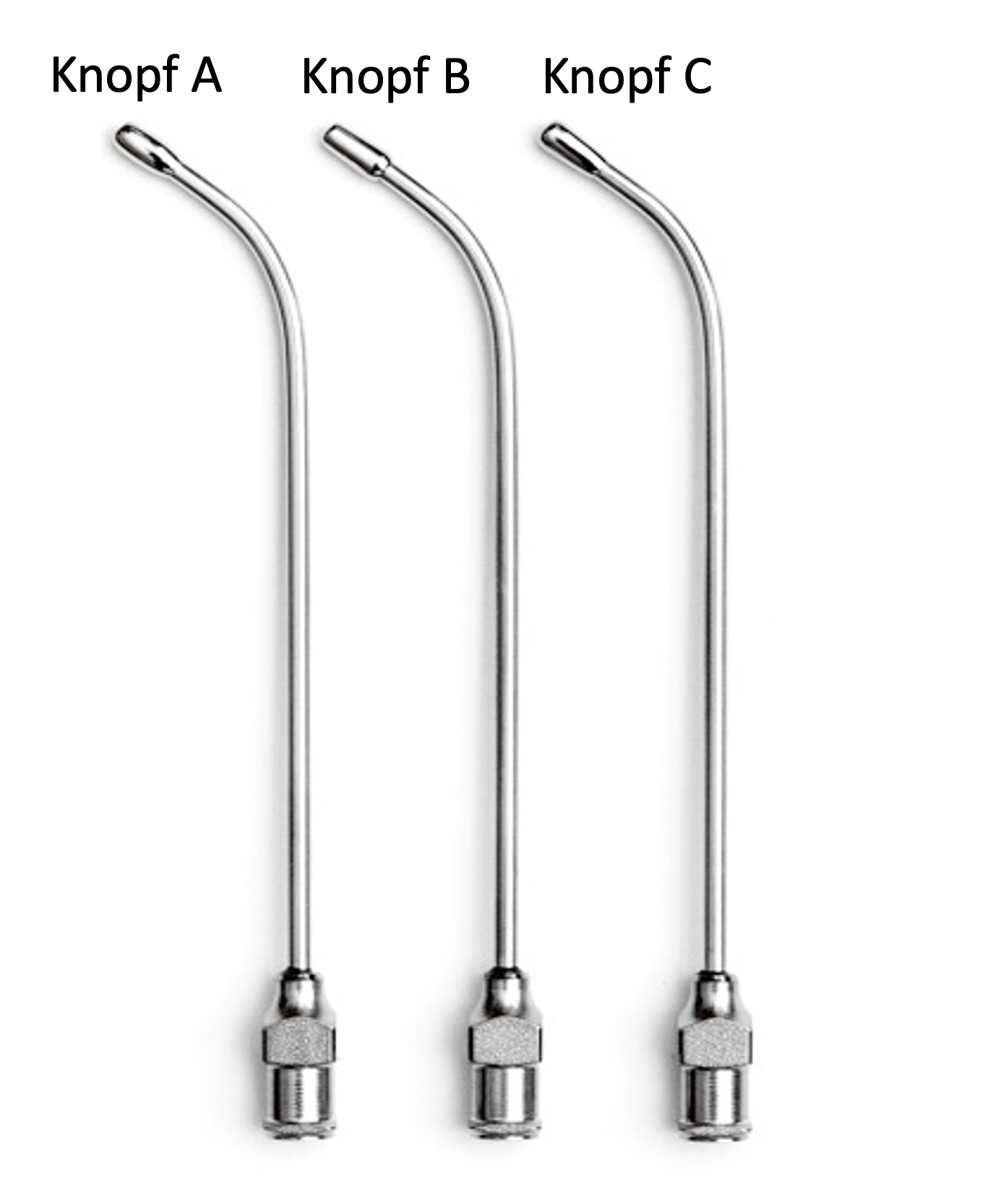 Knopfkanüle gebogen/gewinkelt – Luer Lock, steril, alle Größen